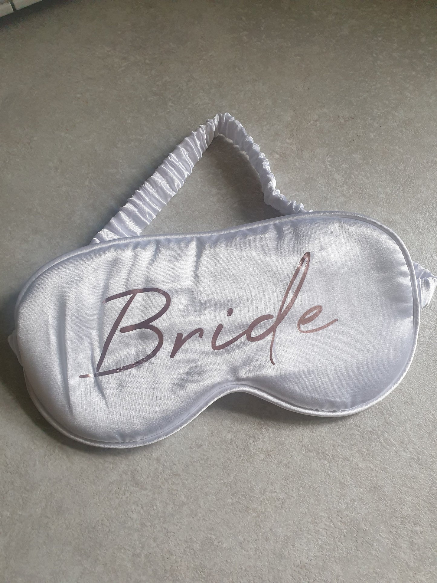Personalised Wifey Satin Sleep Mask, Eye Mask, Bride Sleepmask, Bridesmaid, Hen Party Favour, Name, Custom Gift for Her, Ireland, Irish