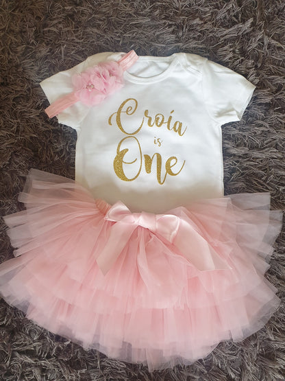 First Birthday Tutu, Vest and Headband