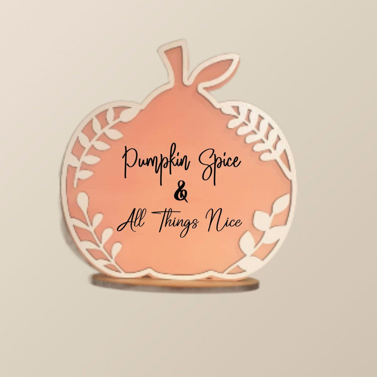 Autumn Home Decor, Pumpkin Shelf Sitter Decoration, Fall Decor, Personalised Halloween Decoration, Custom Text, Ireland, Irish