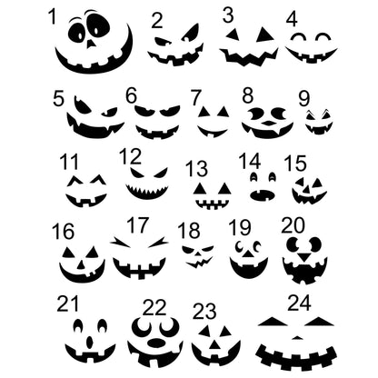 Pumpkin Vinyl Decal Labels, Halloween Stickers, Halloween Decor, Autumn Decoration, Ireland, Irish