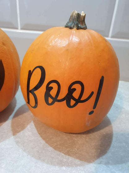 Pumpkin Vinyl Decal Labels, Halloween Stickers, Halloween Decor, Autumn Decoration, Ireland, Irish