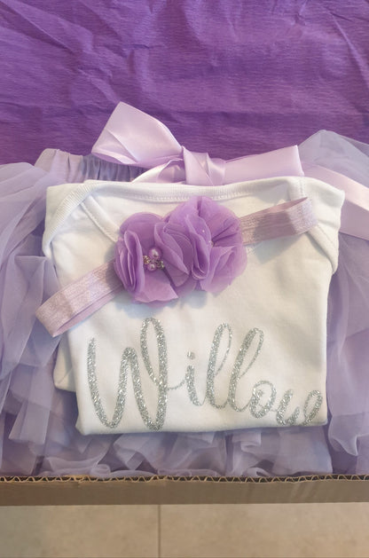 First Birthday Tutu, Vest and Headband
