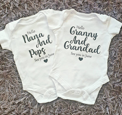 Pregnancy Announcement Baby Vest