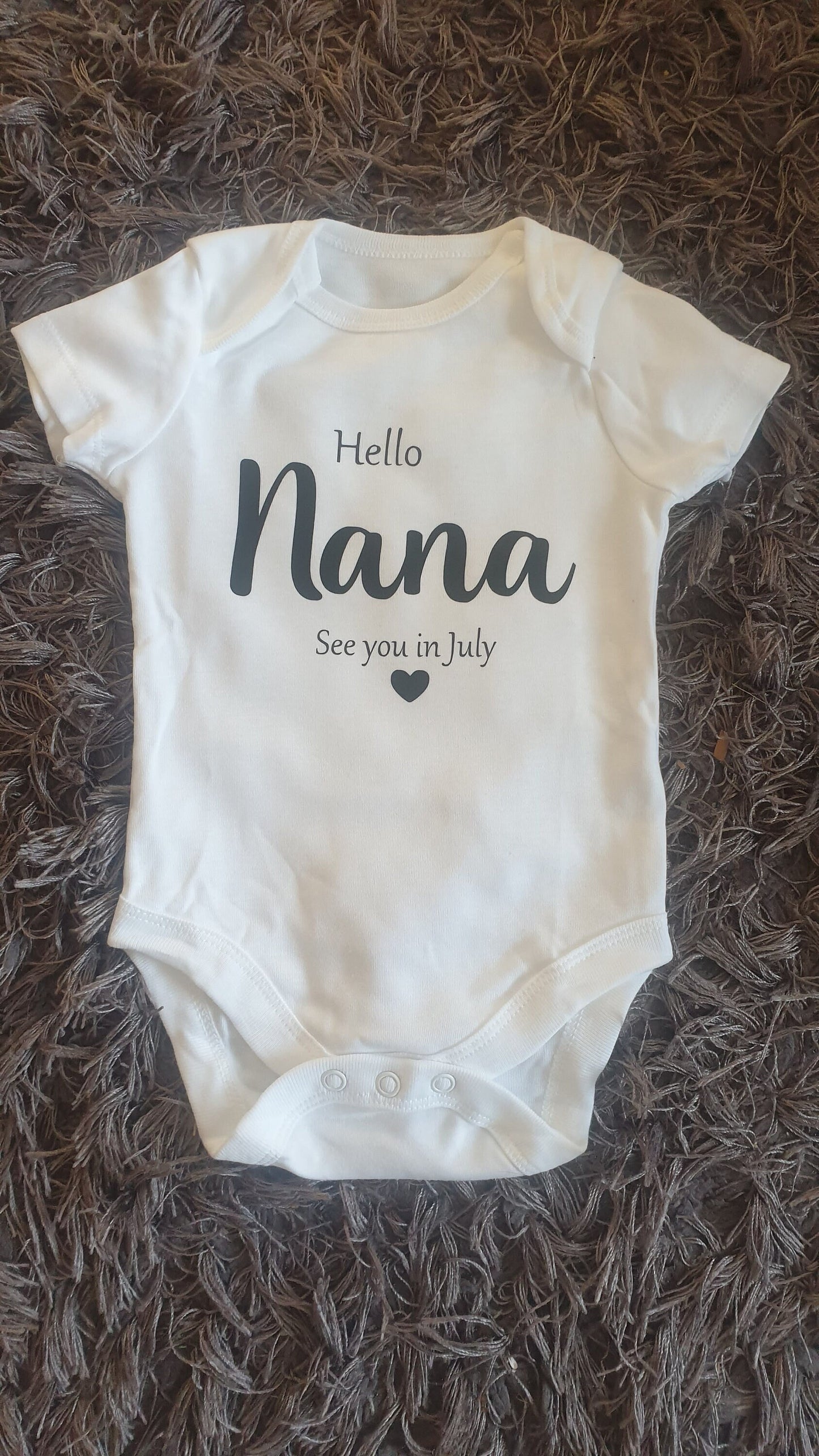 Pregnancy Announcement Baby Vest