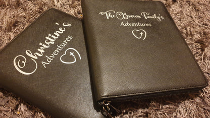 Personalised Travel Document Holder, Travel Wallet Organiser, Multiple Passport Holder, Honeymoon Gift, Wedding Present, Ireland, Irish
