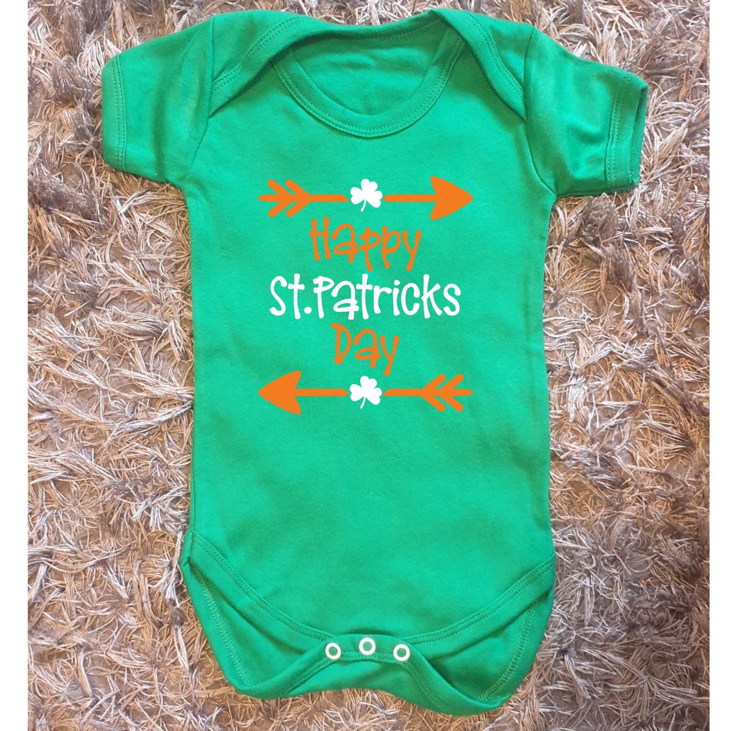 St Patrick's Day Baby Vest