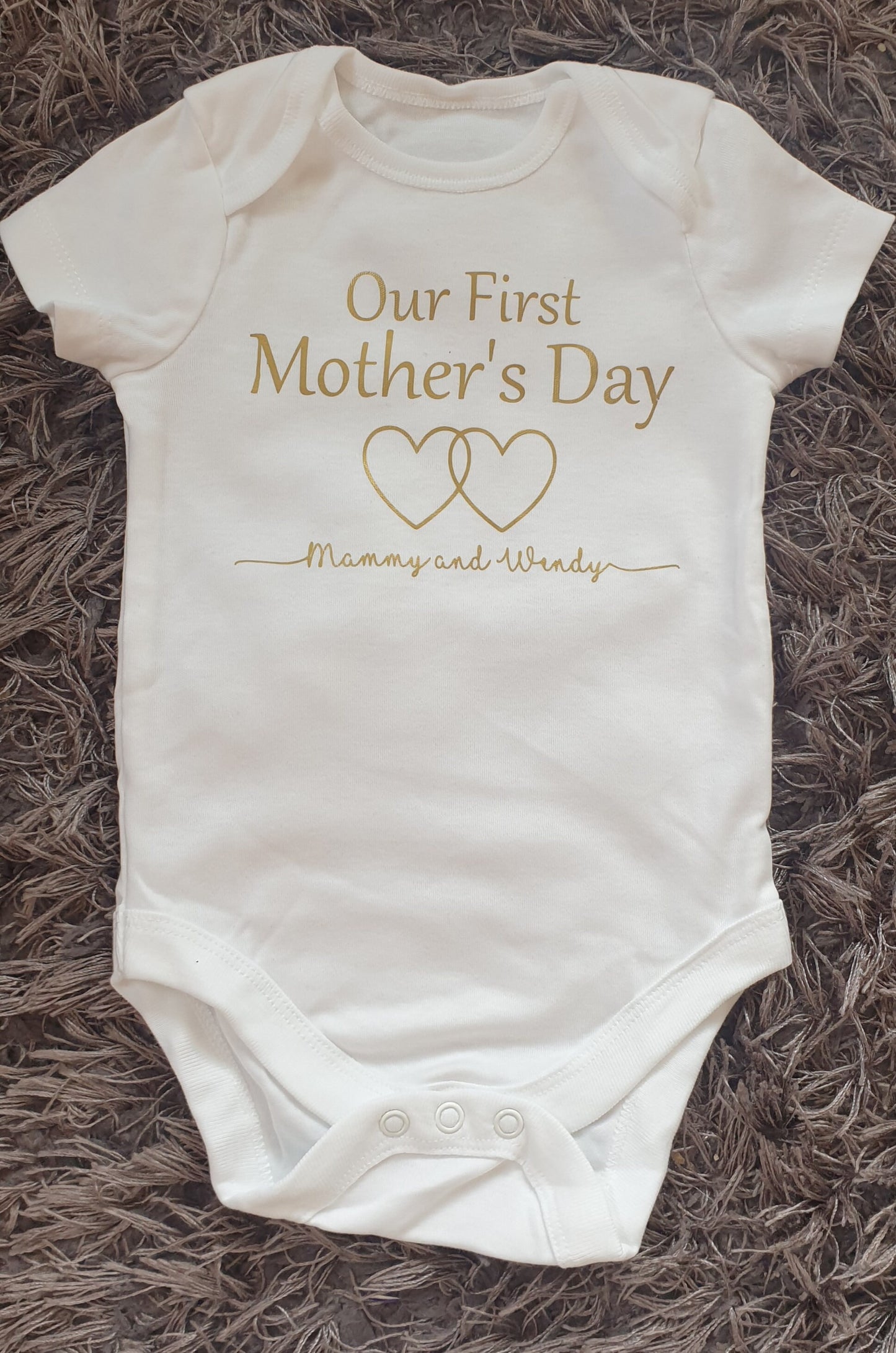 First Mother's Day Baby Vest