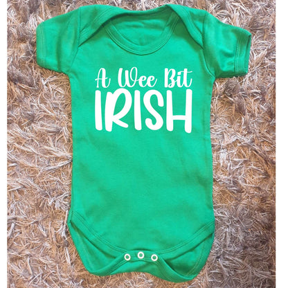 St Patrick's Day Baby Vest
