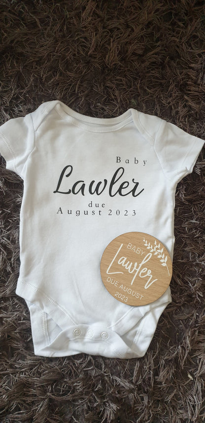 Pregnancy Announcement Set