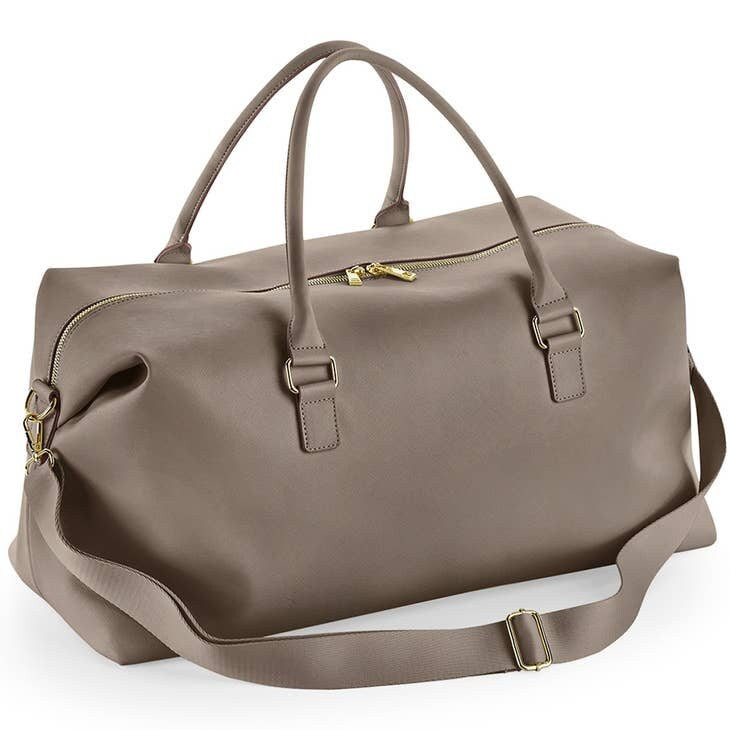 Personalised Overnight Bag, Womens Hospital Bag, Maternity Holdall, PU Leather Luggage, Weekend Bag, Monogram, Travel Gift, Ireland, Irish