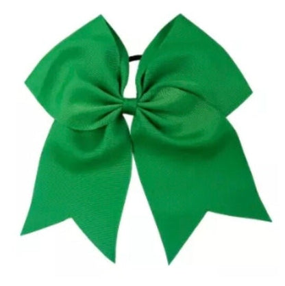 Personalised Girls Hair, Cheer Bow, Elastic Hair Bobble, Hair Tie For Girls, 7 Inch Bow, Name Initial, Custom Hair Accessory, Irish, Ireland