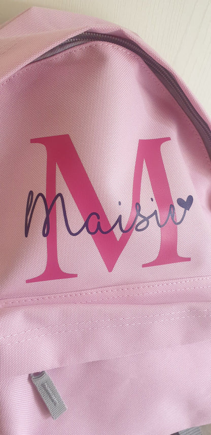 Personalised Back To School Set | Bag | Backpack | Nursery | Toddler | Preschool | Creche | Name | Water Bottle | Lunch Box | Ireland Irish