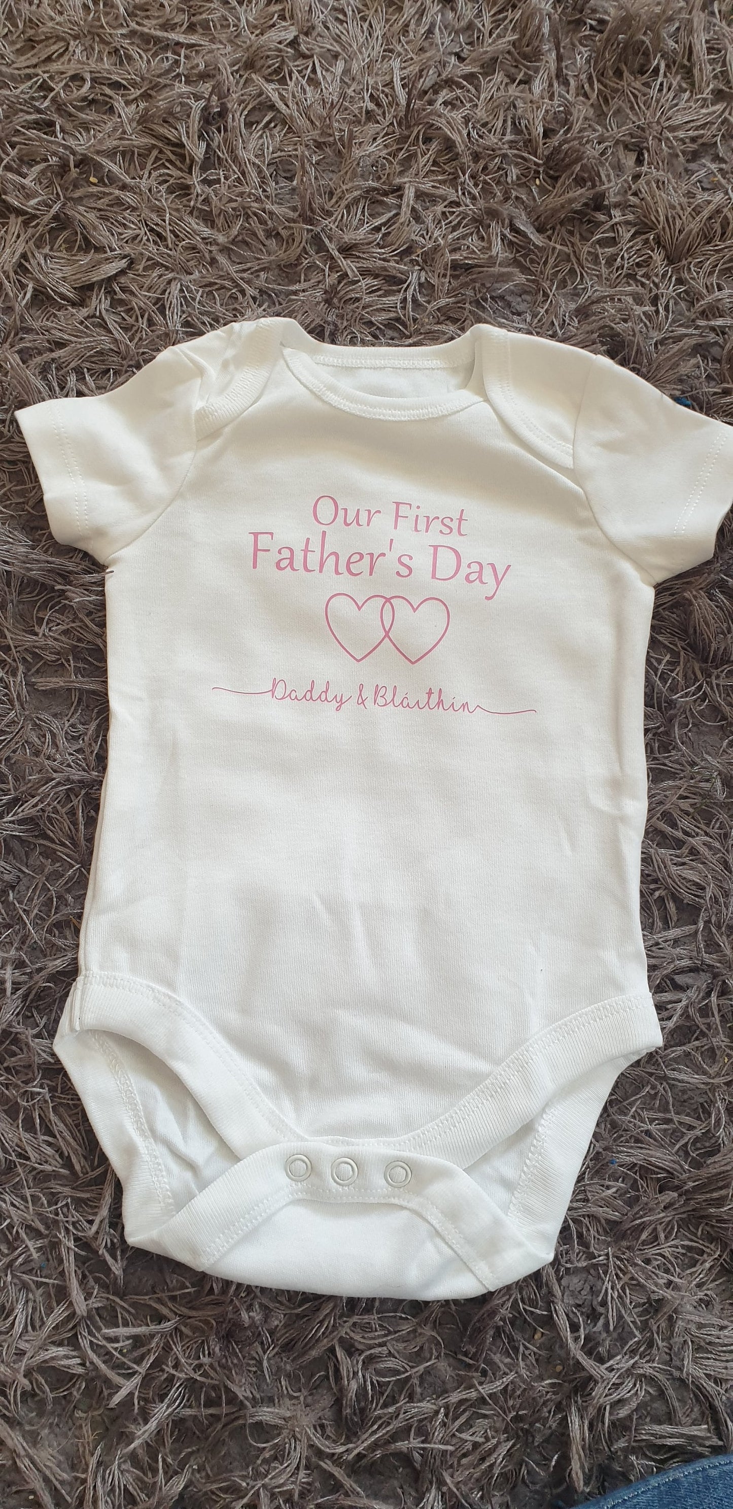 Father's Day Baby Vest