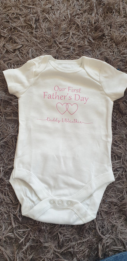 Father's Day Baby Vest