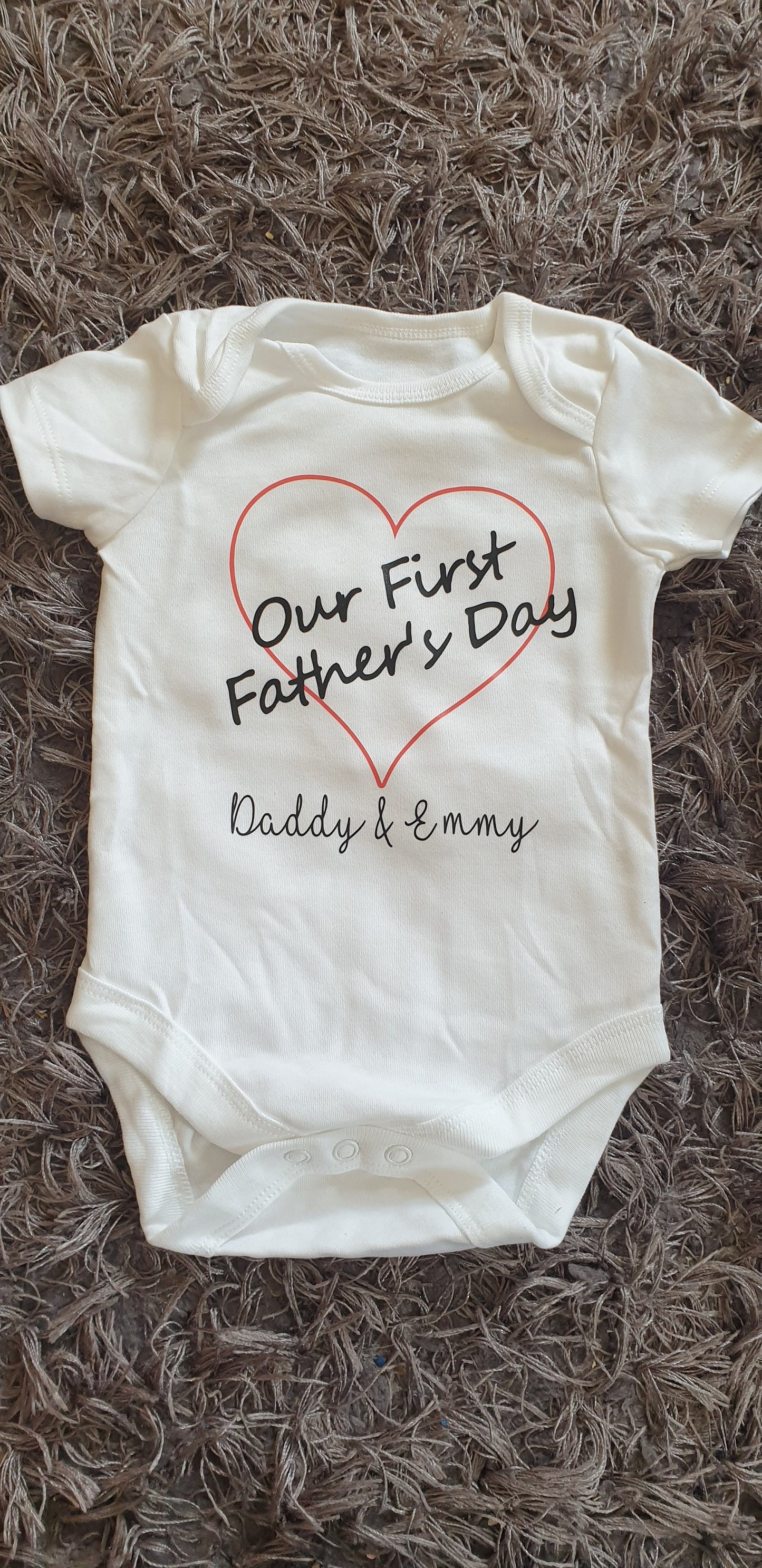 Father's Day Baby Vest