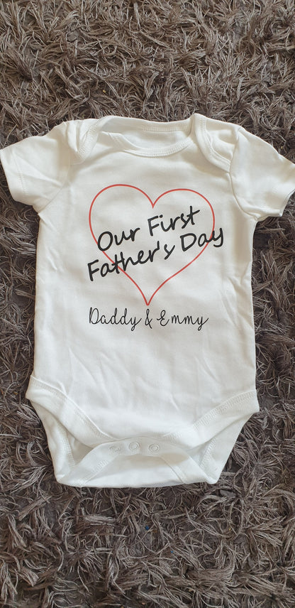 Father's Day Baby Vest