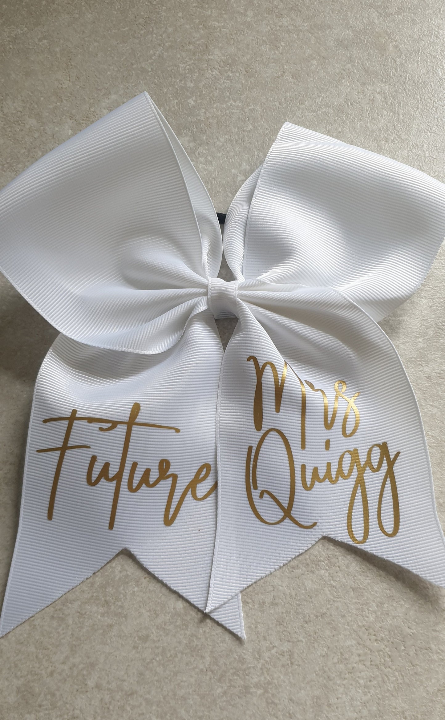 Personalised Hen Party Bow, Bride Elastic Hair Bobble, Hair Tie For Hens, Wedding Day, Mrs To Be, Custom Hair Accessory, Bridal, Ireland