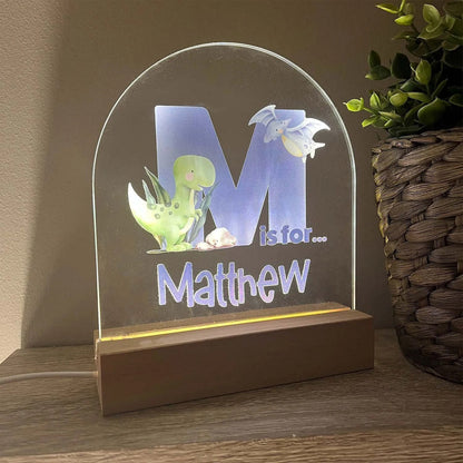 Personalised Nightlight, Custom Night Light, New Baby Gift, Baby Shower, Christening, Children's Lamp, Nursery Decor, Jungle, Ireland, Irish