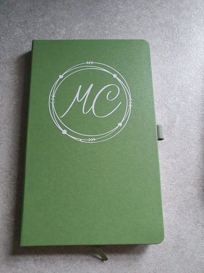 Personalised A5 Notebook, Teacher Gift, End Of School Year, Name Or Initials, Custom Stationary, Present for Friend, Ireland, Irish