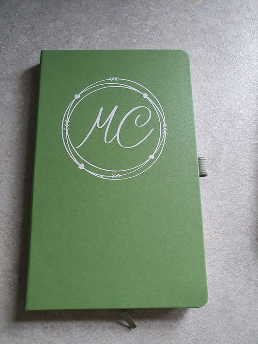 Personalised A5 Notebook, Teacher Gift, End Of School Year, Name Or Initials, Custom Stationary, Present for Friend, Ireland, Irish