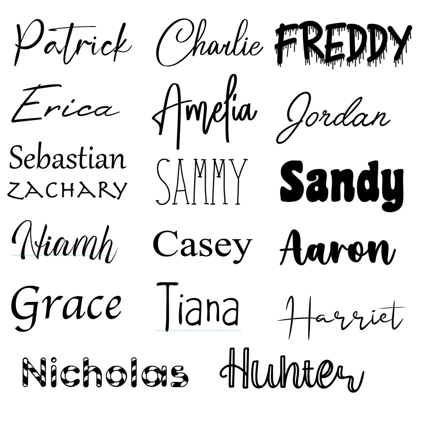 Vinyl Decal Name Labels for Glasses, Water Bottles, Lunch Boxes, Storage and More, Custom Name Stickers, Bridesmaid, Wedding, Ireland, Irish