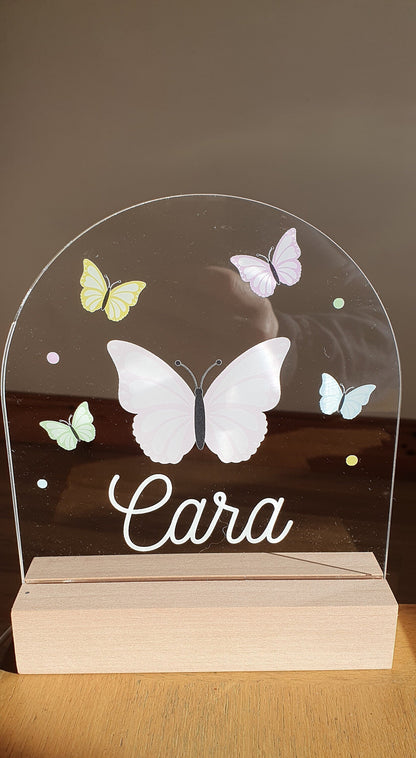 Personalised Nightlight, Custom Night Light, New Baby Gift, Baby Shower, Christening, Children's Lamp, Nursery Decor, Jungle, Ireland, Irish