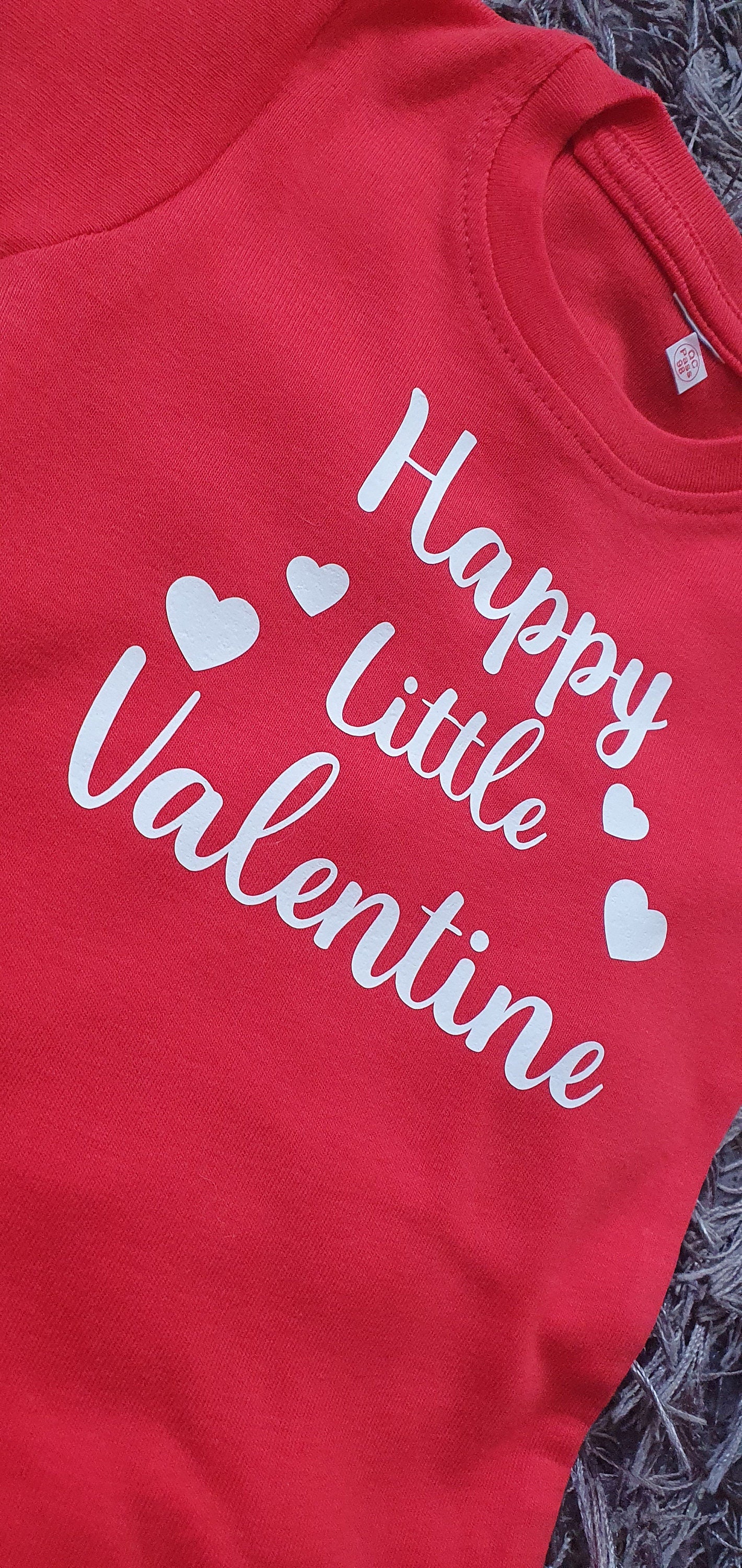 Valentines Day Baby Vest