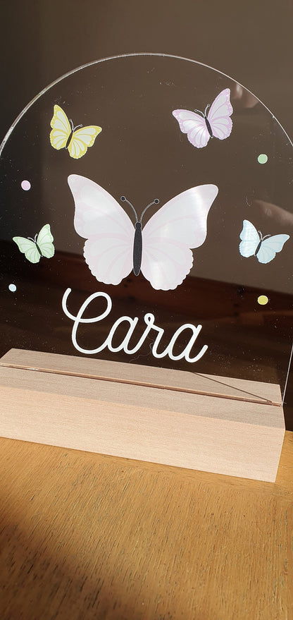 Personalised Nightlight, Custom Night Light, New Baby Gift, Baby Shower, Christening, Children's Lamp, Nursery Decor, Jungle, Ireland, Irish
