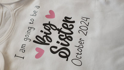 Big Sister Baby Vest
