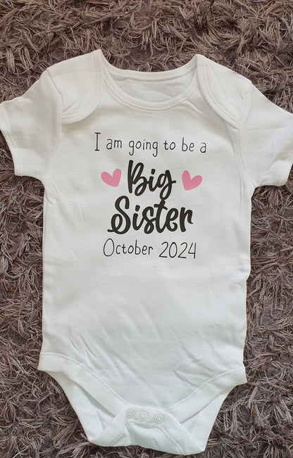 Big Sister Baby Vest