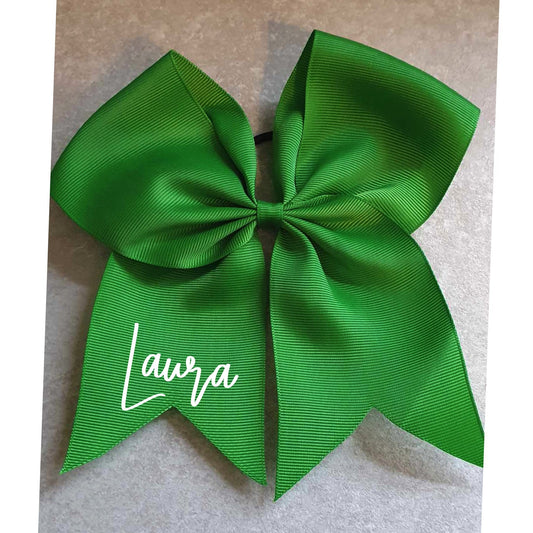 Personalised St Patricks Day Hair Bow, Green Elastic Hair Bobble, Hair Tie , Custom Hair Accessory, Irish, Paddy's Day, Ireland
