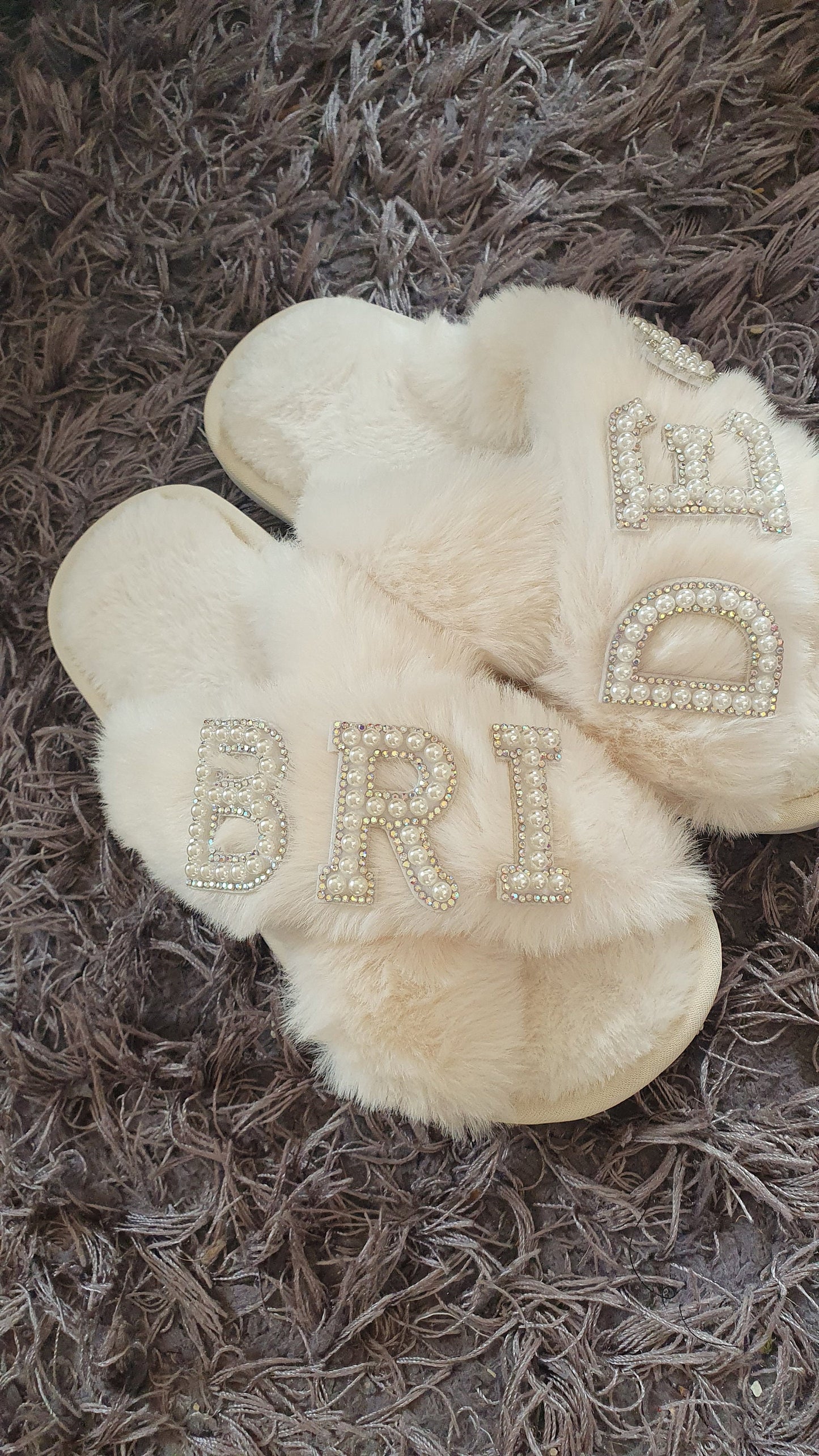 Personalised Fluffy Slippers, Crossover Slippers, Bride to Be, Gift For Hen Party, Bridesmaid Gifts, Stocking Filler, Ireland, Irish