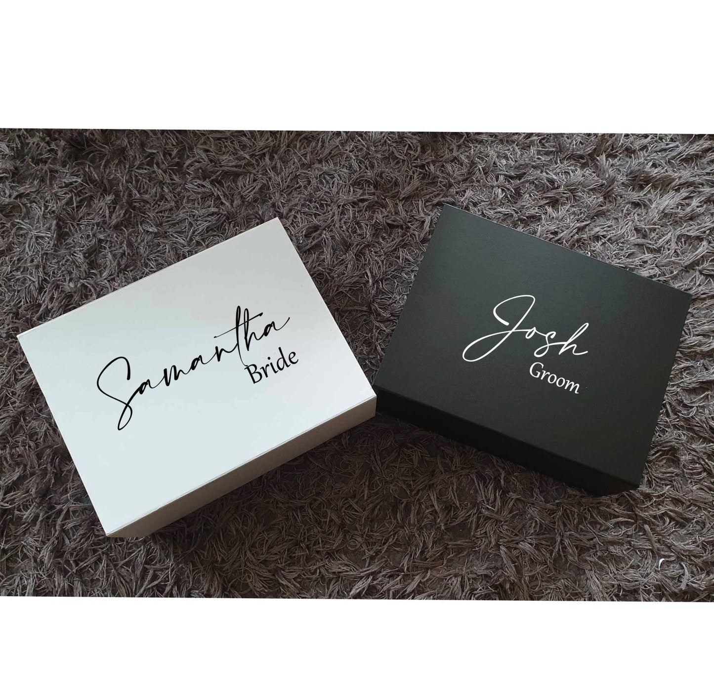 Personalised Gift Box, Bridesmaid Magnetic Box, Maid Of Honour, Bridal Party Gift, Bride And Groom, Wedding Keepsake, Custom Name, Ireland