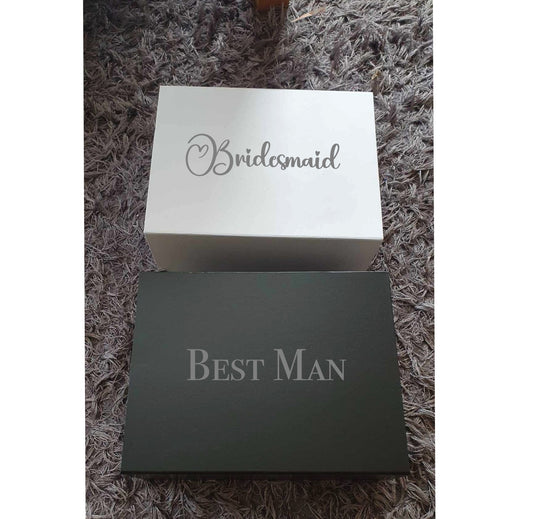 Personalised Gift Box, Bridesmaid Magnetic Box, Maid Of Honour, Bridal Party Gift, Bridesmaid Proposal, Best Man Gift Box, Ireland, Irish
