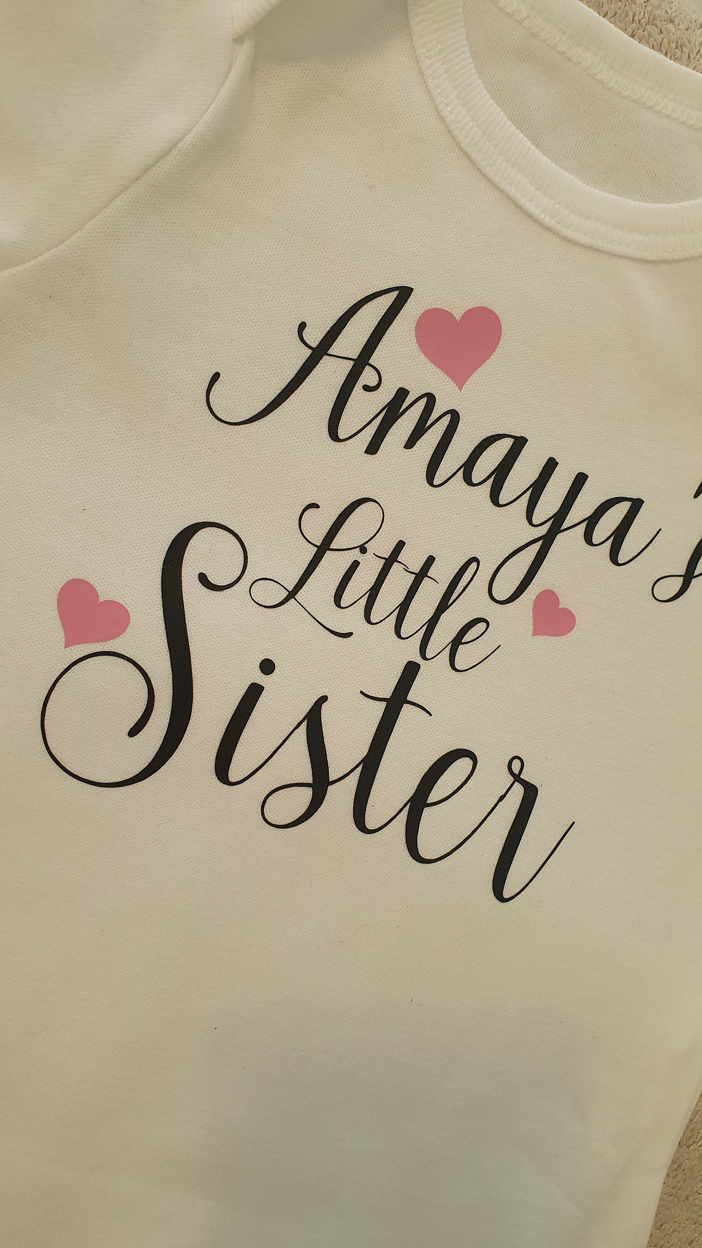 Little Sister Baby Vest