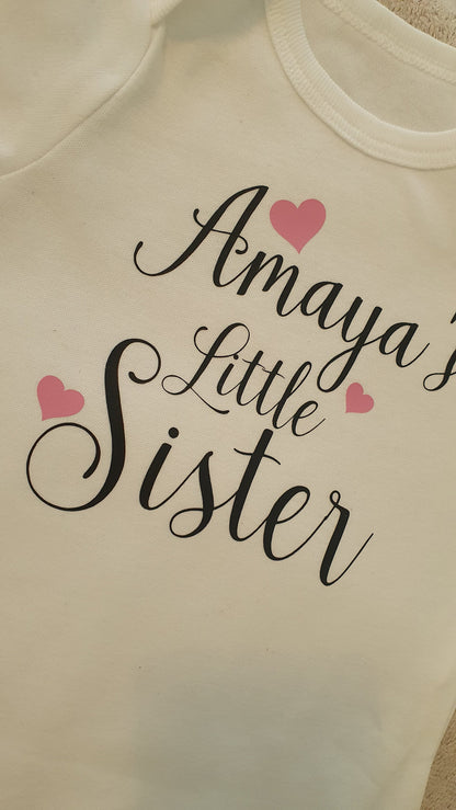 Little Sister Baby Vest