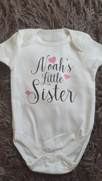 Little Sister Baby Vest