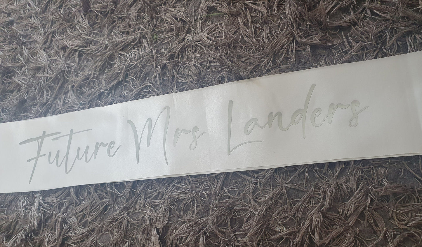 Hen Party Sash, Bridal Party, Bride To Be, Stag Party, Graduation, Personalised Sash, Custom Party, 18th Birthday Party, Ireland, Irish