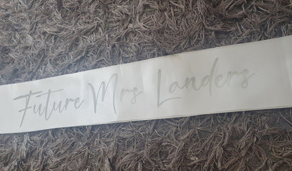Hen Party Sash, Bridal Party, Bride To Be, Stag Party, Graduation, Personalised Sash, Custom Party, 18th Birthday Party, Ireland, Irish