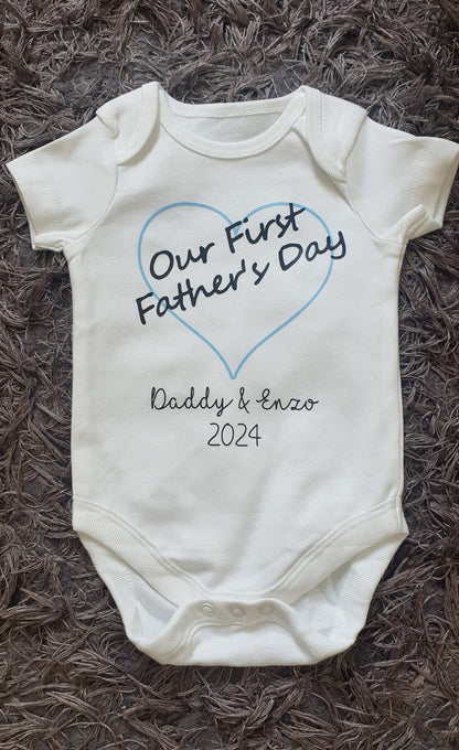 Father's Day Baby Vest