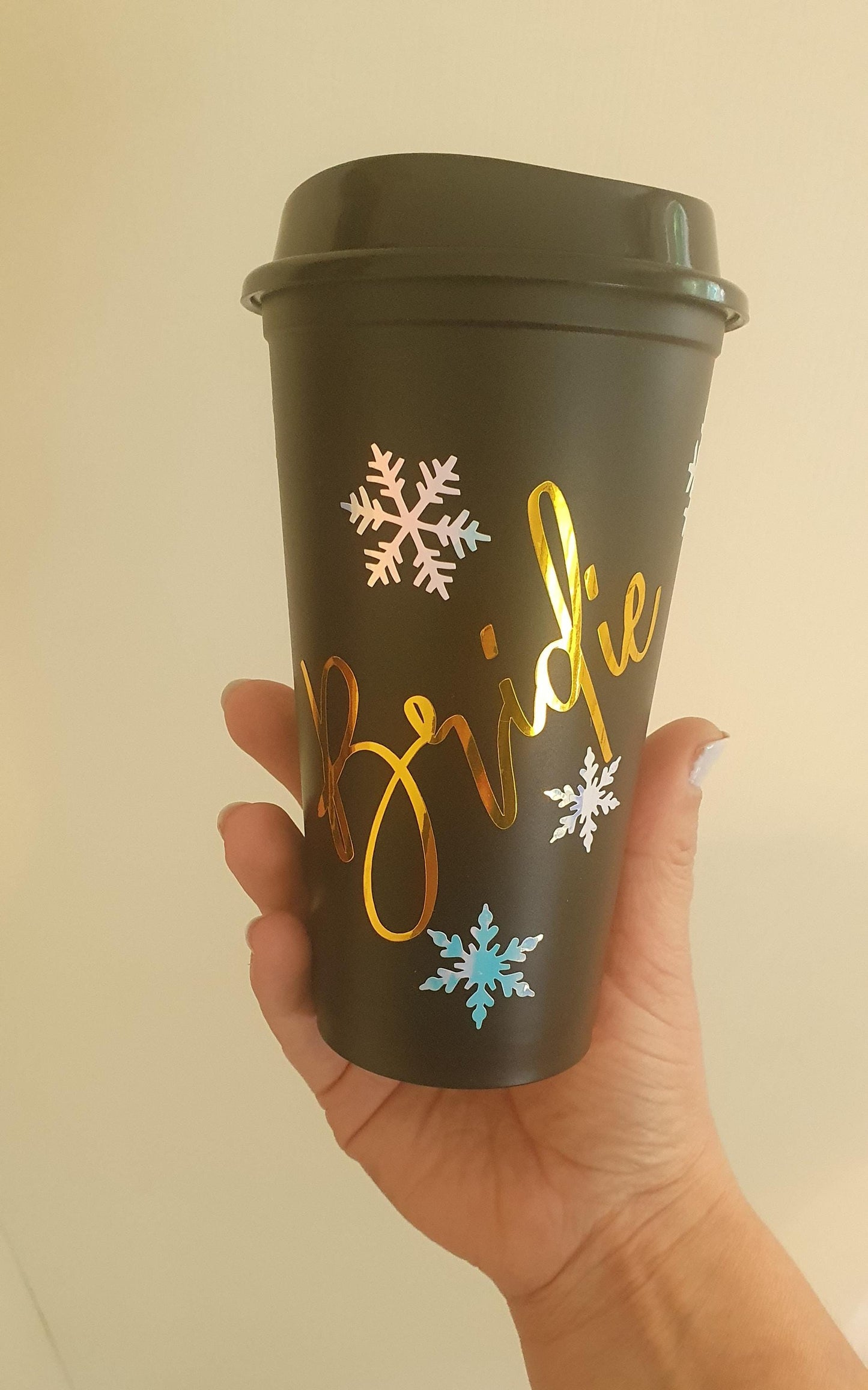 Personalised Christmas Hot Cup, Reusable Coffee Cup, Takeaway Tea Coffee Cup, Travel Cup With Lid, Custom Name, Secret Santa, Ireland, Irish