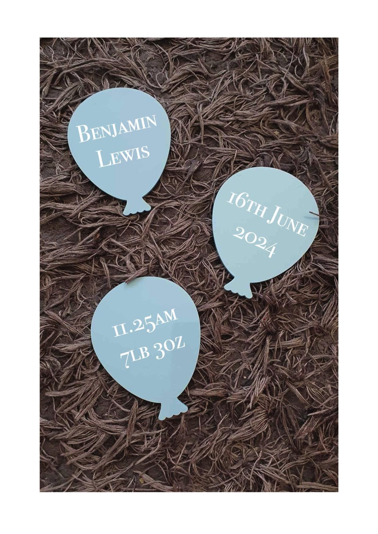 Balloon Birth Announcement, New Baby Plaque, Acrylic Birth Announcement, Personalised Newborn Gift, Baby Shower, Photo Prop, Ireland, Irish