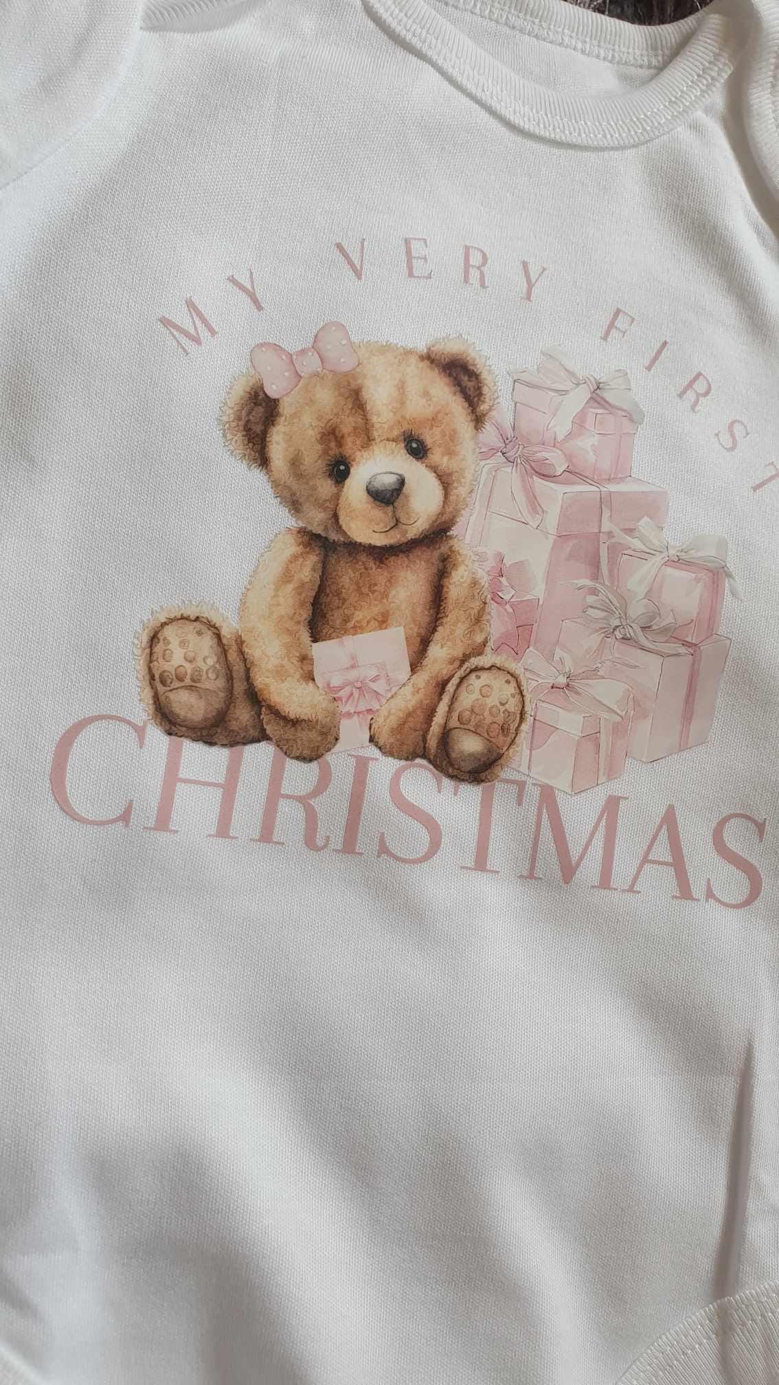 My First Christmas Baby Vest