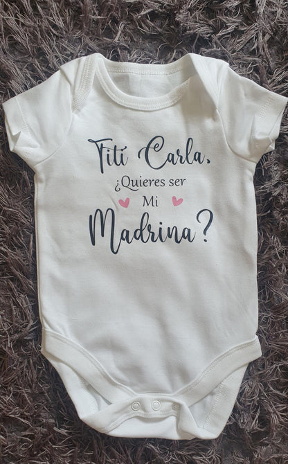 Quieres Ser Mi Madrina Baby Ves