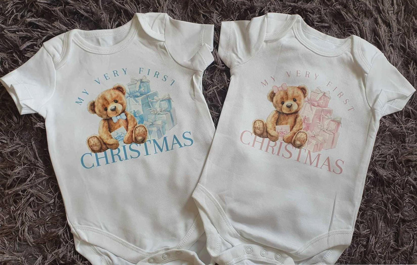 My First Christmas Baby Vest