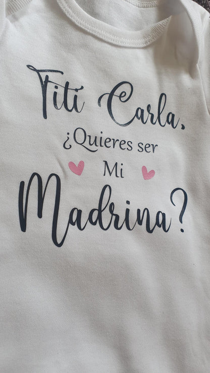 Will You Be My Godmother/Godfather Baby Vest