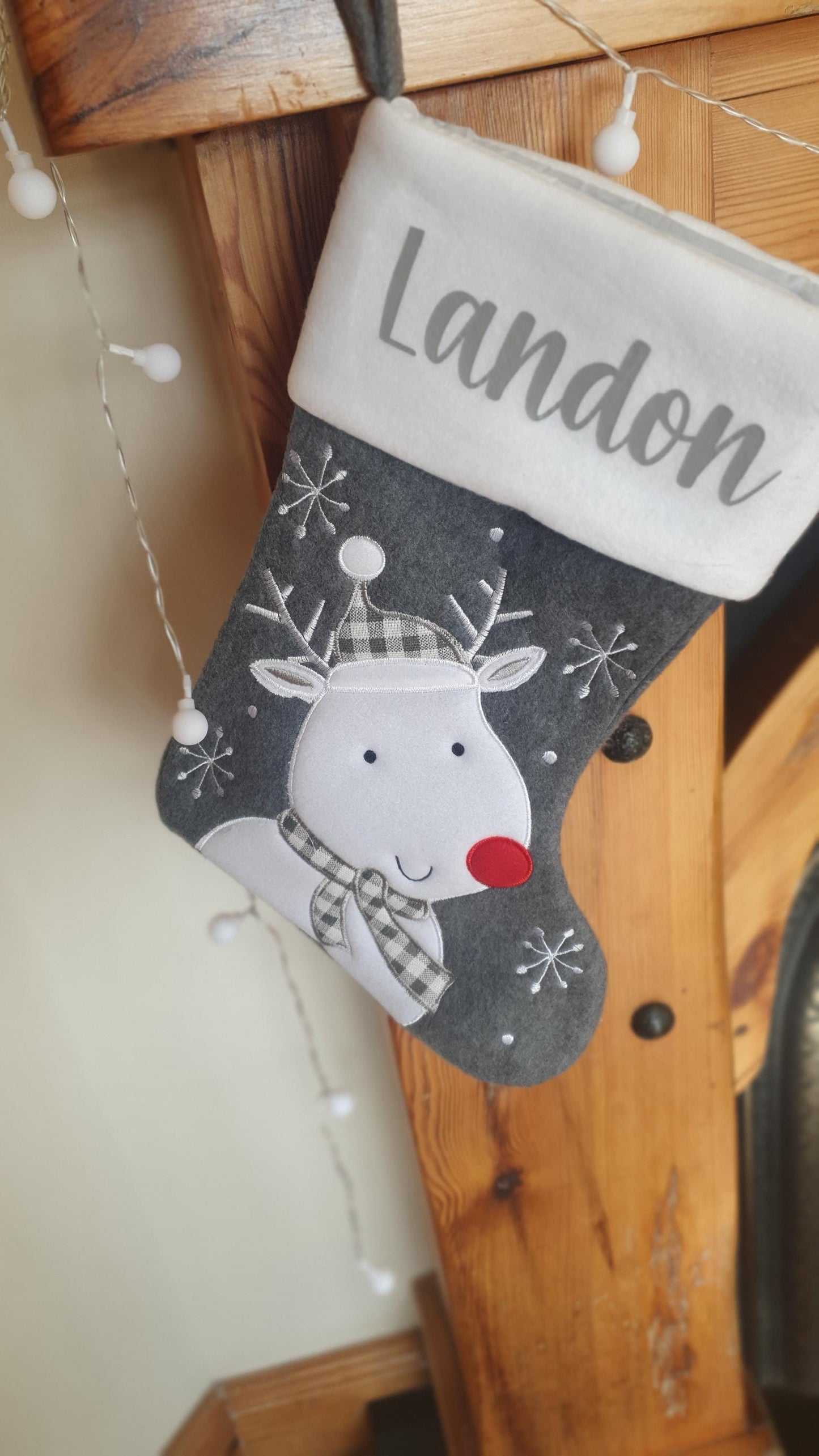 Personalised Christmas Stocking, Baby's First Xmas, Custom, Santa Stocking, Snowman, Baby Boy, Baby Girl, Matching Family, Ireland, Irish