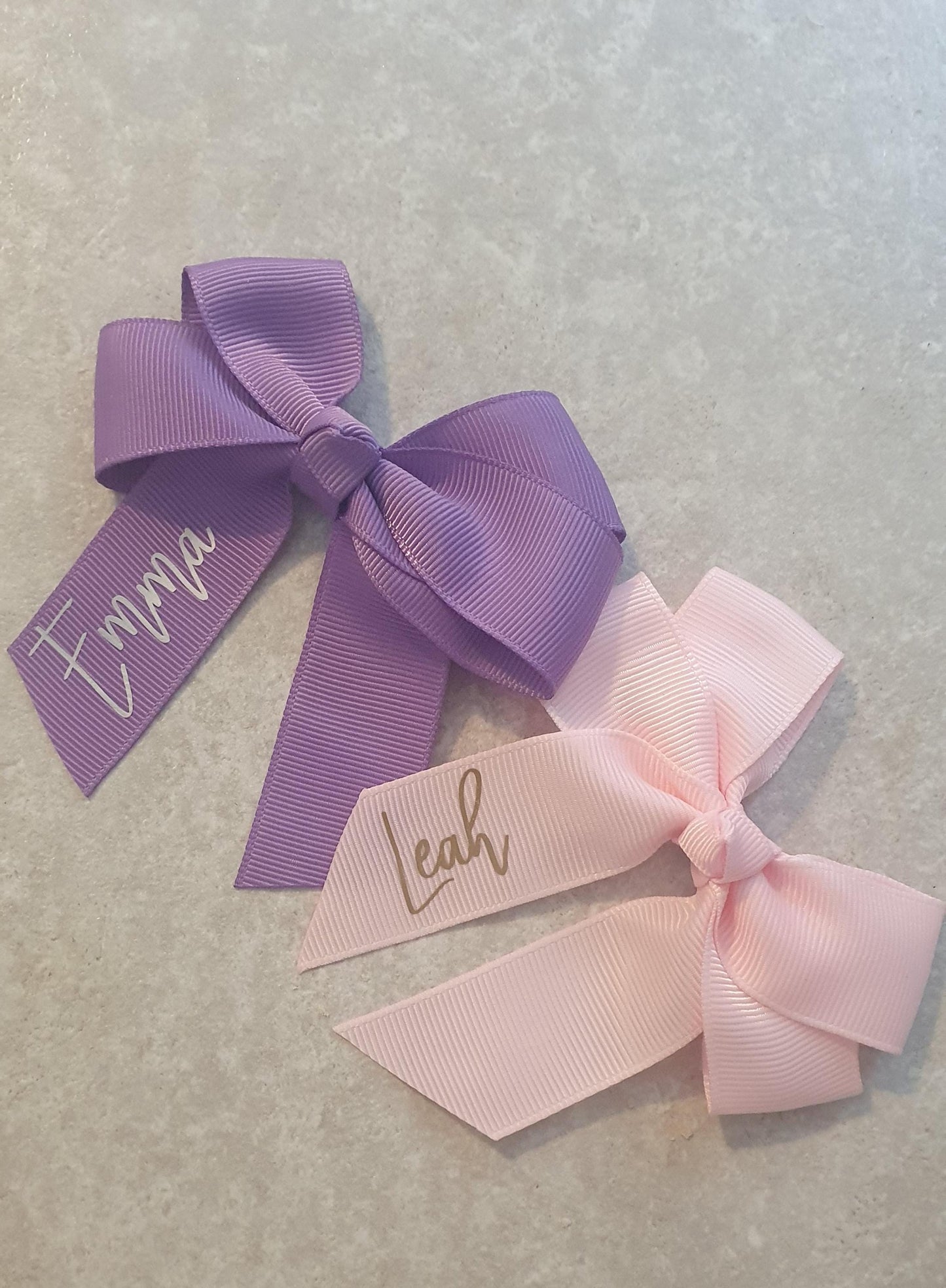 Personalised Flower Girl Hair Clip, Child Bridesmaid, Bow, Hair Bow For Girls, Name Or Initials, Custom Hair Accessory, Irish, Ireland