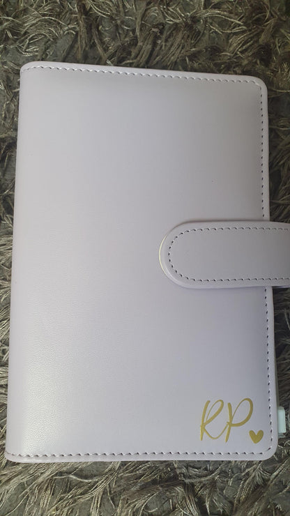 A6 Personalised Budget Binder, Cash Envelopes, Budgeting Folder, Money Saving, Savings Wallet, Zip Pouch, Wedding Savings, Ireland, Irish