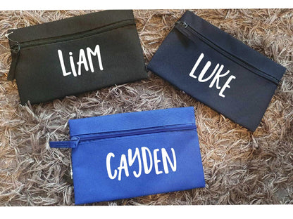 Personalised Pencil Case, Children's Gift With Name, Custom Kids Present, Boy's Birthday, School Supplies, Stocking Filler, Ireland, Irish